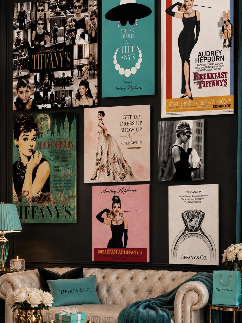 Breakfast on Fifth™ | Pick 8 Audrey Hepburn Breakfast at Tiffany’s Wall Art 8x10